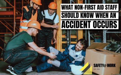 What non-first aid staff should know when an accident occurs